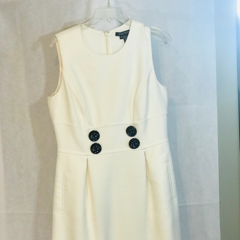 Beautiful cream dress. Etcetera size 10.